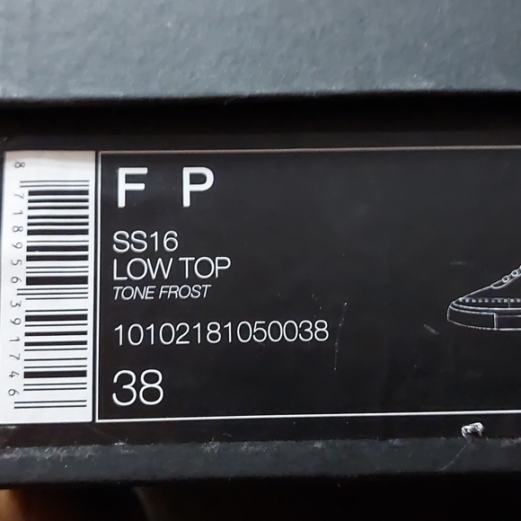 FP SS16 LOW TOP SIZE 38 TONE FROST - Picture 5 of 5